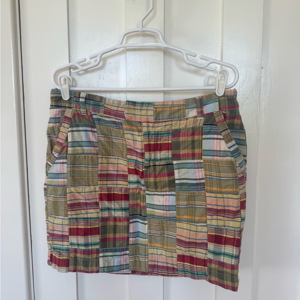 Multicolored mini skirt